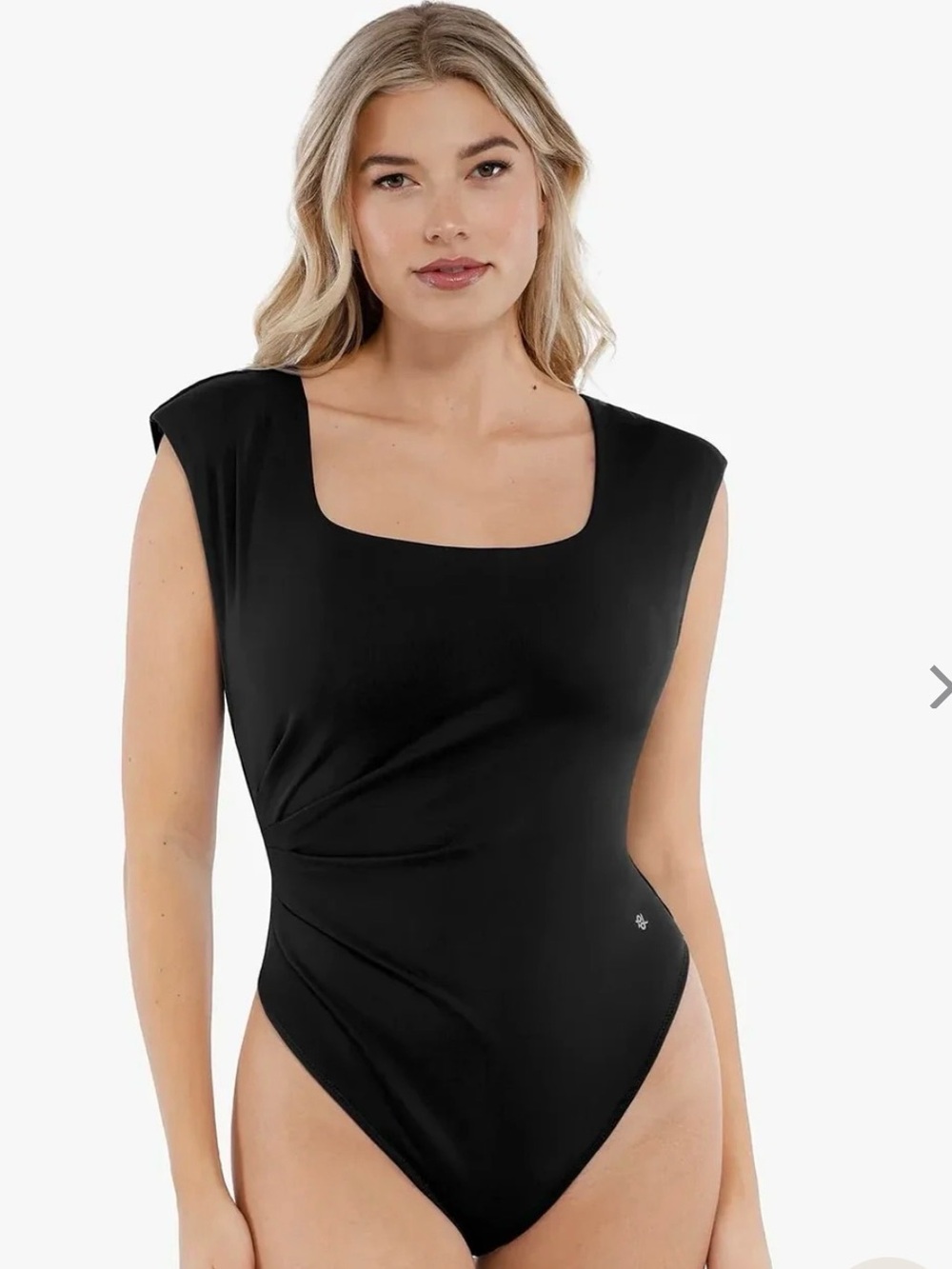 NWT Popilush Shapewear Square Neck Padded Shoulder Slimming Bodysuit XL